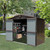 Outdoor Storage Shed 10'x8', Metal Tool Sheds Storage House with Lockable Double Door,Large Bike Shed Waterproof for Garden,Backyard,Lawn(Brown) Outdoor Storage Shed 10'x8', Metal Tool Sheds Storage House with Lockable Double Door,Large Bike Shed Waterproof for Garden,Backyard,Lawn(Brown)