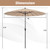 9 Feet Round Patio Umbrella with 18 Fiberglass Ribs 9 Feet Round Patio Umbrella with 18 Fiberglass Ribs