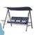 Steel 3-seater Swing Porch Swing with Canopy Steel 3-seater Swing Porch Swing with Canopy
