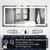 Frameless Rectangular LED Light Bathroom Vanity Mirror Frameless Rectangular LED Light Bathroom Vanity Mirror