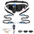 Hands Free Dog Leash with Waist Bag for Walking Small Medium Large Dogs;  Reflective Bungee Leash with Car Seatbelt Buckle and Dual Padded Handles;  Adjustable Waist Belt Hands Free Dog Leash with Waist Bag for Walking Small Medium Large Dogs;  Reflective Bungee Leash with Car Seatbelt Buckle and Dual Padded Handles;  Adjustable Waist Belt