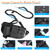 Hands Free Dog Leash with Waist Bag for Walking Small Medium Large Dogs;  Reflective Bungee Leash with Car Seatbelt Buckle and Dual Padded Handles;  Adjustable Waist Belt Hands Free Dog Leash with Waist Bag for Walking Small Medium Large Dogs;  Reflective Bungee Leash with Car Seatbelt Buckle and Dual Padded Handles;  Adjustable Waist Belt