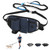 Hands Free Dog Leash with Waist Bag for Walking Small Medium Large Dogs;  Reflective Bungee Leash with Car Seatbelt Buckle and Dual Padded Handles;  Adjustable Waist Belt Hands Free Dog Leash with Waist Bag for Walking Small Medium Large Dogs;  Reflective Bungee Leash with Car Seatbelt Buckle and Dual Padded Handles;  Adjustable Waist Belt