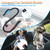 Hands Free Dog Leash with Waist Bag for Walking Small Medium Large Dogs;  Reflective Bungee Leash with Car Seatbelt Buckle and Dual Padded Handles;  Adjustable Waist Belt Hands Free Dog Leash with Waist Bag for Walking Small Medium Large Dogs;  Reflective Bungee Leash with Car Seatbelt Buckle and Dual Padded Handles;  Adjustable Waist Belt