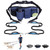Hands Free Dog Leash with Waist Bag for Walking Small Medium Large Dogs;  Reflective Bungee Leash with Car Seatbelt Buckle and Dual Padded Handles;  Adjustable Waist Belt Hands Free Dog Leash with Waist Bag for Walking Small Medium Large Dogs;  Reflective Bungee Leash with Car Seatbelt Buckle and Dual Padded Handles;  Adjustable Waist Belt