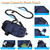 Hands Free Dog Leash with Waist Bag for Walking Small Medium Large Dogs;  Reflective Bungee Leash with Car Seatbelt Buckle and Dual Padded Handles;  Adjustable Waist Belt Hands Free Dog Leash with Waist Bag for Walking Small Medium Large Dogs;  Reflective Bungee Leash with Car Seatbelt Buckle and Dual Padded Handles;  Adjustable Waist Belt