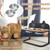 Elevated Pet Feeder with 2 Stainless Steel Bowls for Cats and Small and Medium Dogs Elevated Pet Feeder with 2 Stainless Steel Bowls for Cats and Small and Medium Dogs