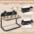 Elevated Pet Feeder with 2 Stainless Steel Bowls for Cats and Small and Medium Dogs Elevated Pet Feeder with 2 Stainless Steel Bowls for Cats and Small and Medium Dogs
