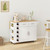Multi-Functional Kitchen Island Cart with 2 Door Cabinet and Two Drawers, Spice Rack, Towel Holder, Wine Rack, and Foldable Rubberwood Table Top Multi-Functional Kitchen Island Cart with 2 Door Cabinet and Two Drawers, Spice Rack, Towel Holder, Wine Rack, and Foldable Rubberwood Table Top