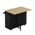 Multi-Functional Kitchen Island Cart with 2 Door Cabinet and Two Drawers, Spice Rack, Towel Holder, Wine Rack, and Foldable Rubberwood Table Top Multi-Functional Kitchen Island Cart with 2 Door Cabinet and Two Drawers, Spice Rack, Towel Holder, Wine Rack, and Foldable Rubberwood Table Top