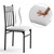 5 Pieces Faux Marble Dining Set Table 5 Pieces Faux Marble Dining Set Table