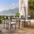 5 Pieces Faux Marble Dining Set Table 5 Pieces Faux Marble Dining Set Table