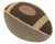 Pet Life 'Pugskin' Durable Oxford Nylon and Mesh Plush Squeaky Football Dog Toy Pet Life 'Pugskin' Durable Oxford Nylon and Mesh Plush Squeaky Football Dog Toy