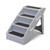 Foldable Pet Ladder, Dog Stairs with 4 Nonslip Steps, Dog Cat Ramp for High Bed Chair Car Sofa, Modern Gray Foldable Pet Ladder, Dog Stairs with 4 Nonslip Steps, Dog Cat Ramp for High Bed Chair Car Sofa, Modern Gray