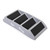 Foldable Pet Ladder, Dog Stairs with 4 Nonslip Steps, Dog Cat Ramp for High Bed Chair Car Sofa, Modern Gray Foldable Pet Ladder, Dog Stairs with 4 Nonslip Steps, Dog Cat Ramp for High Bed Chair Car Sofa, Modern Gray