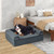 Orthopedic Dog Bed Memory Foam Pet Bed with Headrest for Large Dogs Orthopedic Dog Bed Memory Foam Pet Bed with Headrest for Large Dogs