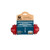 Dr. Pol TPR Spiked Squeak Bone- Red Dog Toy Dr. Pol TPR Spiked Squeak Bone- Red Dog Toy