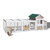 122" Large Wood Chicken Coop Hen House Pet Rabbit Hutch Wooden Pet Cage Backyard with Nesting Box 122" Large Wood Chicken Coop Hen House Pet Rabbit Hutch Wooden Pet Cage Backyard with Nesting Box