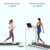 2 in 1 Under Desk Electric Treadmill 2.5HP, with Bluetooth APP and speaker, Remote Control, Display, Walking Jogging Running Machine Fitness Equipment for Home Gym Office 2 in 1 Under Desk Electric Treadmill 2.5HP, with Bluetooth APP and speaker, Remote Control, Display, Walking Jogging Running Machine Fitness Equipment for Home Gym Office