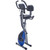 Folding Exercise Bike, Fitness Upright and Recumbent X-Bike with 10-Level Adjustable Resistance, Arm Bands and Backrest Folding Exercise Bike, Fitness Upright and Recumbent X-Bike with 10-Level Adjustable Resistance, Arm Bands and Backrest