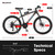 S24102 24 Inch Mountain Bike Boys Girls, Steel Frame, Shimano 21 Speed Mountain Bicycle with Daul Disc Brakes and Front Suspension MTB S24102 24 Inch Mountain Bike Boys Girls, Steel Frame, Shimano 21 Speed Mountain Bicycle with Daul Disc Brakes and Front Suspension MTB