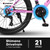 S26103 26 inch Mountain Bike for Teenagers Girls Women, Shimano 21 Speeds Gear MTB with Dual Disc Brakes and 100mm Front Suspension, White/Pink S26103 26 inch Mountain Bike for Teenagers Girls Women, Shimano 21 Speeds Gear MTB with Dual Disc Brakes and 100mm Front Suspension, White/Pink
