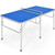 60 Inch Portable Tennis Ping Pong Folding Table with Accessories 60 Inch Portable Tennis Ping Pong Folding Table with Accessories