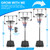 Portable Basketball Goal System with Stable Base and Wheels, use for Indoor Outdoor teenagers youth height adjustable 5.6 to 7ft Basketball Hoop 28 Inch Backboard Portable Basketball Goal System with Stable Base and Wheels, use for Indoor Outdoor teenagers youth height adjustable 5.6 to 7ft Basketball Hoop 28 Inch Backboard