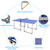 6ft Mid-Size Table Tennis Table Foldable & Portable Ping Pong Table Set for Indoor & Outdoor Games with Net, 2 Table Tennis Paddles and 3 Balls 6ft Mid-Size Table Tennis Table Foldable & Portable Ping Pong Table Set for Indoor & Outdoor Games with Net, 2 Table Tennis Paddles and 3 Balls