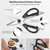 15 Pieces Stainless Steel Knife Block Set with Ergonomic Handle 15 Pieces Stainless Steel Knife Block Set with Ergonomic Handle