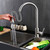 Kitchen Faucets Single Handle Kitchen Sink Faucet Brushed Nickel Stainless Steel Pulldown Head Faucet Kitchen Faucets Single Handle Kitchen Sink Faucet Brushed Nickel Stainless Steel Pulldown Head Faucet