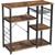 3-Tier Industrial Kitchen Baker's Rack Utility Microwave Oven Stand Storage Cart Workstation Shelf, Vintage 3-Tier Industrial Kitchen Baker's Rack Utility Microwave Oven Stand Storage Cart Workstation Shelf, Vintage