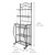 5-Tier Metal Kitchen Bakers Rack ;  Microwave Storage Rack Oven Stand with Wine Storage Organizer Workstation Black (25" x 16" x 68") 5-Tier Metal Kitchen Bakers Rack ;  Microwave Storage Rack Oven Stand with Wine Storage Organizer Workstation Black (25" x 16" x 68")