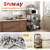 4-storey kitchen bread rack, vertical microwave oven rack, kitchen storage rack with wheels, suitable for kitchens and restaurants 4-storey kitchen bread rack, vertical microwave oven rack, kitchen storage rack with wheels, suitable for kitchens and restaurants