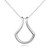 Sterling Silver Ring Holder Necklace Pendant Jewelry for Women Sterling Silver Ring Holder Necklace Pendant Jewelry for Women