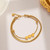 Personalized bracelet ins niche design multi-layer winding net red does not lose color titanium steel bracelet female hand jewelry tide female Personalized bracelet ins niche design multi-layer winding net red does not lose color titanium steel bracelet female hand jewelry tide female