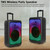 Portable Wireless Party Speaker Party Speaker with with 5 Colorful Lighting Modes TWS FM USB MMC Slot Aux In Recording Mic Priority Trolley Handle 2 Wheels Remote Control Portable Wireless Party Speaker Party Speaker with with 5 Colorful Lighting Modes TWS FM USB MMC Slot Aux In Recording Mic Priority Trolley Handle 2 Wheels Remote Control