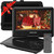 DBPOWER 11.5" Portable DVD Player, 5-Hour Built-in Rechargeable Battery, 9" Swivel Screen, Support CD/DVD/SD Card/USB, Remote Control, 1.8 Meter Car Charger, Power Adaptor and Car Headrest DBPOWER 11.5" Portable DVD Player, 5-Hour Built-in Rechargeable Battery, 9" Swivel Screen, Support CD/DVD/SD Card/USB, Remote Control, 1.8 Meter Car Charger, Power Adaptor and Car Headrest