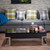 Calnan Coffee Table in Black & Chrome Calnan Coffee Table in Black & Chrome