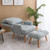 Accent Chair with Ottoman Set;  Fabric Armchair with Wood Legs and Adjustable Backrest ;  Mid Century Modern Comfy Lounge Chair for Living Room;  Bedroom;  Reading Room and Study Accent Chair with Ottoman Set;  Fabric Armchair with Wood Legs and Adjustable Backrest ;  Mid Century Modern Comfy Lounge Chair for Living Room;  Bedroom;  Reading Room and Study