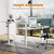 Electric Height Adjustable Standing Desk,Sit to Stand Ergonomic Computer Desk,White,40'' x 24" Electric Height Adjustable Standing Desk,Sit to Stand Ergonomic Computer Desk,White,40'' x 24"
