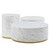Set of 3 White Marble Pattern Round Coffee Table side Table End Table Set for Living Room Fully Assembled Set of 3 White Marble Pattern Round Coffee Table side Table End Table Set for Living Room Fully Assembled