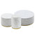 Set of 3 White Marble Pattern Round Coffee Table side Table End Table Set for Living Room Fully Assembled Set of 3 White Marble Pattern Round Coffee Table side Table End Table Set for Living Room Fully Assembled