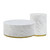 Set of 3 White Marble Pattern Round Coffee Table side Table End Table Set for Living Room Fully Assembled Set of 3 White Marble Pattern Round Coffee Table side Table End Table Set for Living Room Fully Assembled