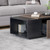 47 Inch Modern Farmhouse Drawer Coffee Table for Living Room or Office , Armando & Texture Black 47 Inch Modern Farmhouse Drawer Coffee Table for Living Room or Office , Armando & Texture Black