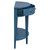 U-Style Modern Curved Console Table Sofa Table with 3 drawers and 1 Shelf for Hallway, Entryway, Living Room
