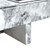 A modern and practical coffee table, black and white in imitation marble pattern, made of MDF material. The fusion of elegance and natural fashion 31.4"* 31.4"* 12 " A modern and practical coffee table, black and white in imitation marble pattern, made of MDF material. The fusion of elegance and natural fashion 31.4"* 31.4"* 12 "