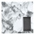 A modern and practical coffee table, black and white in imitation marble pattern, made of MDF material. The fusion of elegance and natural fashion 31.4"* 31.4"* 12 " A modern and practical coffee table, black and white in imitation marble pattern, made of MDF material. The fusion of elegance and natural fashion 31.4"* 31.4"* 12 "