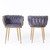 Living Room Chairs,Velvet Makeup Vanity Chair with Back Arm Modern Bedroom Accent Chair Elegant Comfy Single upholstered Chair with Gold Metal Legs(2 SET) Living Room Chairs,Velvet Makeup Vanity Chair with Back Arm Modern Bedroom Accent Chair Elegant Comfy Single upholstered Chair with Gold Metal Legs(2 SET)