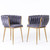 Living Room Chairs,Velvet Makeup Vanity Chair with Back Arm Modern Bedroom Accent Chair Elegant Comfy Single upholstered Chair with Gold Metal Legs(2 SET) Living Room Chairs,Velvet Makeup Vanity Chair with Back Arm Modern Bedroom Accent Chair Elegant Comfy Single upholstered Chair with Gold Metal Legs(2 SET)